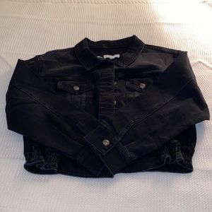 Black Denim Jacket NWT